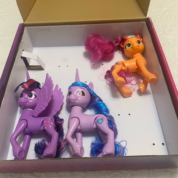 Hasbro My Little Pony Rainbow Celebration Set Of 3 Ponies Only - Picture 2 of 4